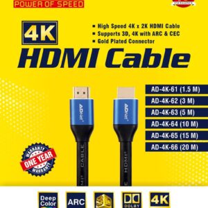 HDMI CABLE 3M, 4K