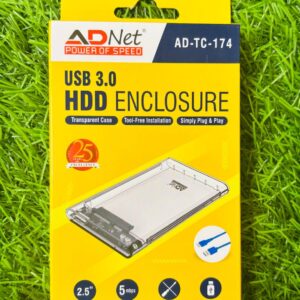 Adnet Transparent USB 3.0 SATA HDD SSD Casing